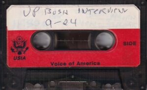 Wywiad z wiceprezydentem USA George H. W. Bushem dla Głosu Ameryki przed wizytą w Polsce w 1987 r.-image